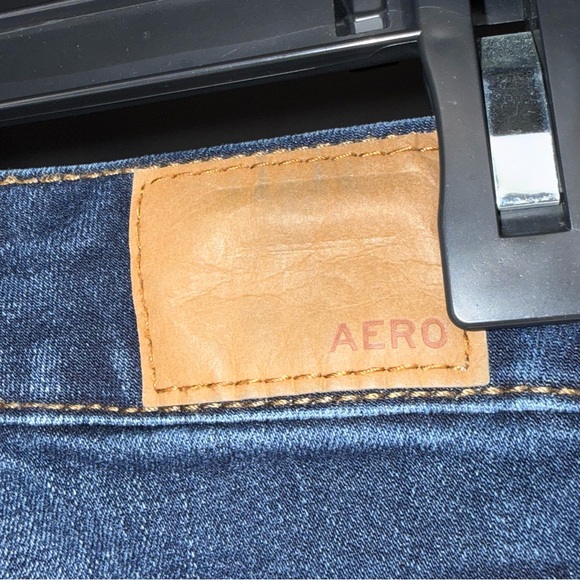 American Eagle Next Level High-Waisted Jegging Dark Wash 00 Regular EUC - Picture 3 of 6